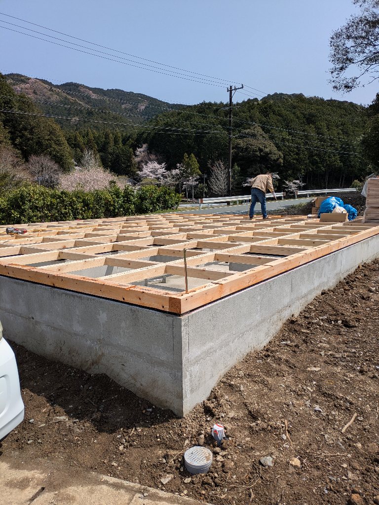 新築注文住宅 土台 防蟻処理 大工 建築 工務店 新城市 豊川市 豊橋市 画像